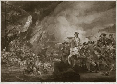 The Siege and Relief of Gibraltar, pub. 1810 by John Singleton Copley